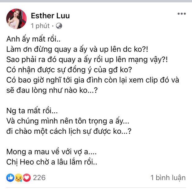 Hari Won bức xúc vì hình ảnh thi hài của cố nghệ sĩ Chí Tài tràn lan trên MXH: “Có biết người nhà xem sẽ đau lòng thế nào không?” - Ảnh 2.