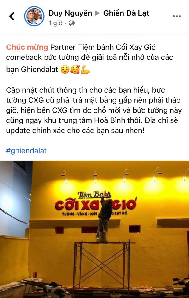 HOT: Bức tường vàng Cối Xay Gió nổi tiếng Đà Lạt đã comeback, địa điểm mới gây bất ngờ cho dân mạng - Ảnh 3. HOT: Bức tường vàng Cối Xay Gió nổi tiếng Đà Lạt đã comeback, địa điểm mới gây bất ngờ cho dân mạng - Ảnh 3.