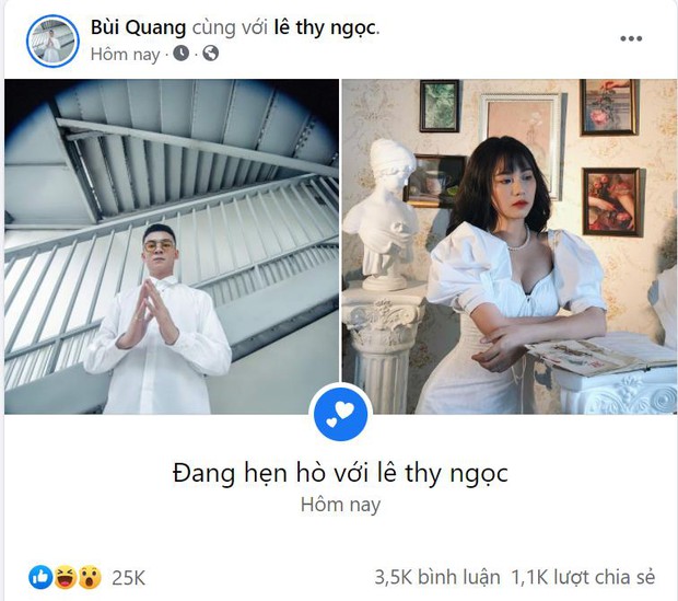 Linh Ngọc Đàm, MisThy và hàng loạt hot streamer tạo trend đặt relationship gây bão trên Facebook - Ảnh 3.