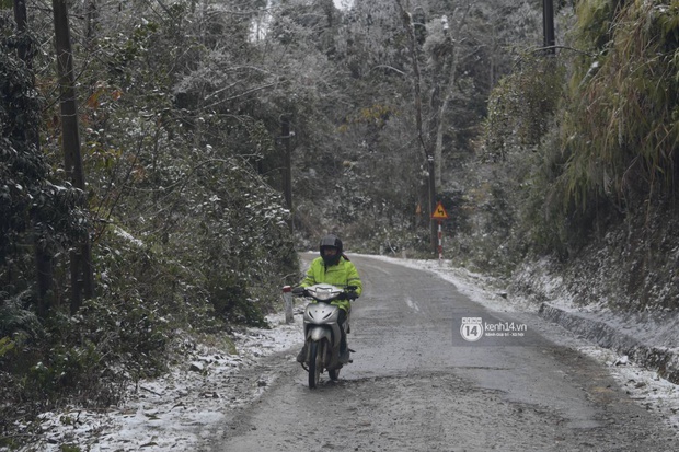 Ảnh nhìn từ trên cao: Y Tý chìm trong băng giá, mưa tuyết mờ ảo của cái lạnh âm 2 độ C, một số hoa màu tài sản của người dân bị thiệt hại - Ảnh 13.