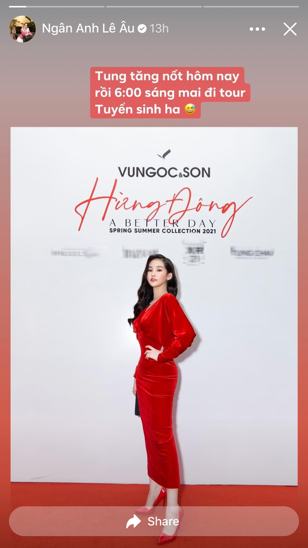 Lê Âu Ngân Anh bị soi nhan sắc qua camera thường: Ảnh tự đăng eo bé xíu, thực tế lộ luôn khuyết điểm, nhưng có phải do PTS? - Ảnh 4.