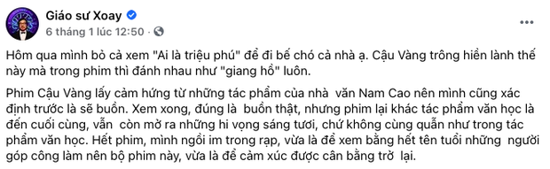 MXH bùng nổ bình luận trái chiều về Cậu Vàng: Khánh Vân, Hà Tăng, Châu Bùi đều khen ngợi nhưng khán giả lại nghĩ khác! - Ảnh 3.