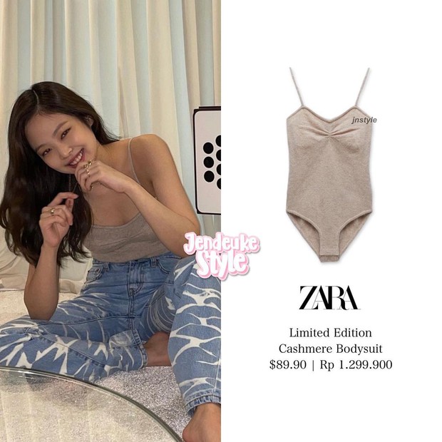 Jennie diện bodysuit sexy thấy mê, hóa ra là đồ Zara chỉ 799k cực dễ sắm theo - Ảnh 3. Jennie diện bodysuit sexy thấy mê, hóa ra là đồ Zara chỉ 799k cực dễ sắm theo - Ảnh 3.