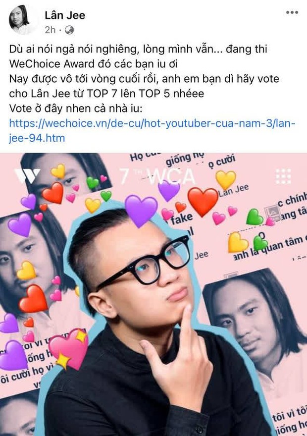 Cổng bình chọn WeChoice Awards 2020 vừa mở, dân tình đã kêu gọi vote ào ào tưng bừng trên MXH - Ảnh 7. Cổng bình chọn WeChoice Awards 2020 vừa mở, dân tình đã kêu gọi vote ào ào tưng bừng trên MXH - Ảnh 7.