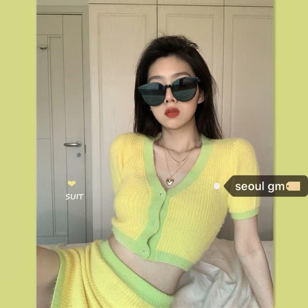 Set đồ vàng chanh xinh xắn của Thiều Bảo Trâm hoá ra là đồ “phake”, bản gốc xịn sò là item Jennie diện - Ảnh 6.