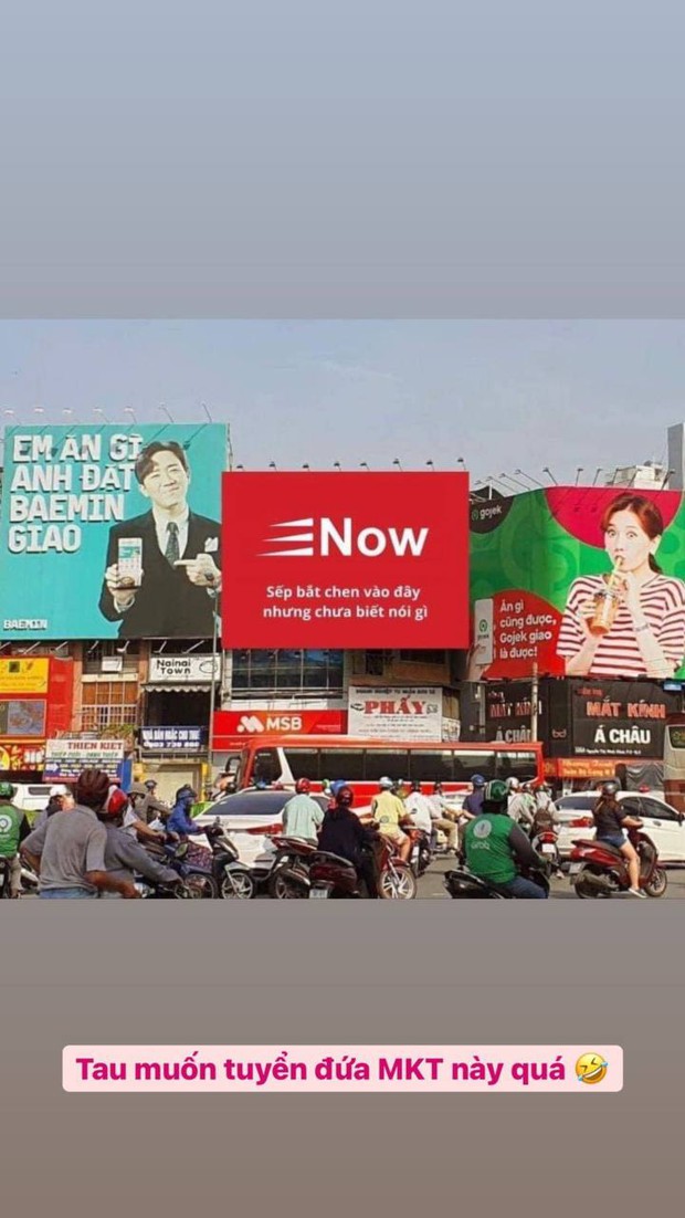 Thực hư sự xuất hiện của bảng quảng cáo Now tại góc đường Hari Won - Trấn Thành đang đối đáp - Ảnh 1. Thực hư sự xuất hiện của bảng quảng cáo Now tại góc đường Hari Won - Trấn Thành đang đối đáp - Ảnh 1.