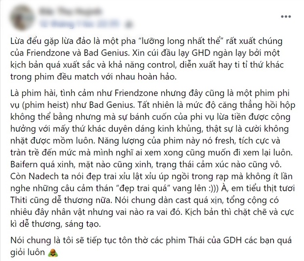 Netizen chấm điểm cao tuyệt đối cho Lừa Đểu Gặp Lừa Đảo của Baifern, bóc phốt phim khiến dân tình cười đau ruột - Ảnh 10.