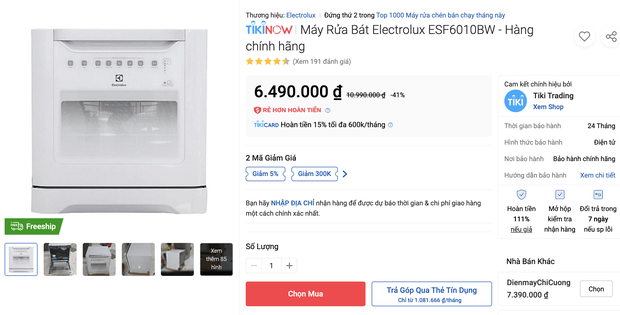 Loạt máy rửa bát đang sale: Chị em sắm ngay trước Tết để việc bếp núc nhàn tênh - Ảnh 7. Loạt máy rửa bát đang sale: Chị em sắm ngay trước Tết để việc bếp núc nhàn tênh - Ảnh 7.