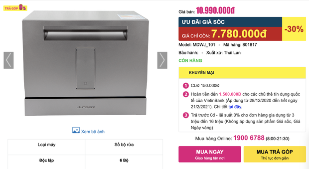 Loạt máy rửa bát đang sale: Chị em sắm ngay trước Tết để việc bếp núc nhàn tênh - Ảnh 9. Loạt máy rửa bát đang sale: Chị em sắm ngay trước Tết để việc bếp núc nhàn tênh - Ảnh 9.