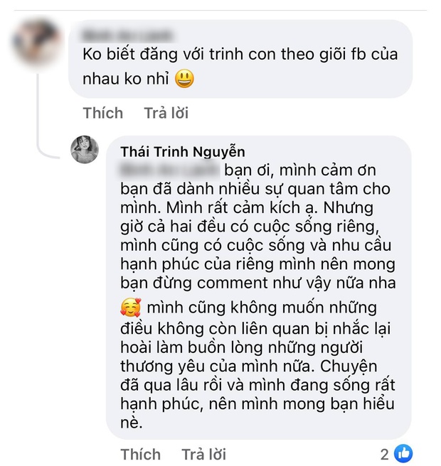 Bị hỏi chuyện với Quang Đăng, Thái Trinh lên tiếng đáp trả và còn hé lộ luôn tình trạng hiện tại hậu chia tay - Ảnh 3.