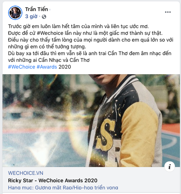 Các nghệ sĩ Việt nô nức kêu gọi bình chọn tại WeChoice Awards 2020, cuộc chiến fandom đang vô cùng gay cấn! - Ảnh 21. Các nghệ sĩ Việt nô nức kêu gọi bình chọn tại WeChoice Awards 2020, cuộc chiến fandom đang vô cùng gay cấn! - Ảnh 21.