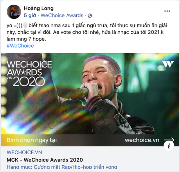Các nghệ sĩ Việt nô nức kêu gọi bình chọn tại WeChoice Awards 2020, cuộc chiến fandom đang vô cùng gay cấn! - Ảnh 19. Các nghệ sĩ Việt nô nức kêu gọi bình chọn tại WeChoice Awards 2020, cuộc chiến fandom đang vô cùng gay cấn! - Ảnh 19.