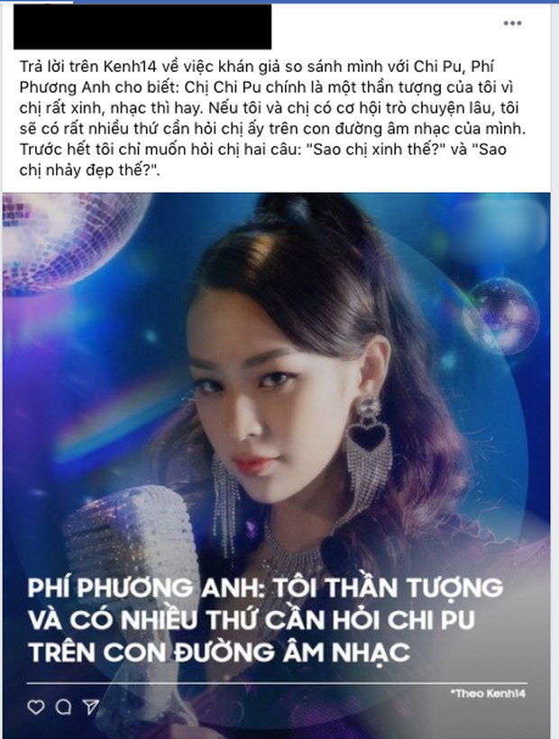 Tranh cãi phát ngôn thần tượng Chi Pu của Phí Phương Anh: Netizen khẳng định không bằng một góc, đồng lòng mong đôi Chi Phí đừng song ca - Ảnh 2. Tranh cãi phát ngôn thần tượng Chi Pu của Phí Phương Anh: Netizen khẳng định không bằng một góc, đồng lòng mong đôi Chi Phí đừng song ca - Ảnh 2.