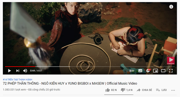 Ra mắt cùng thời điểm, MV mới của Ngô Kiến Huy và Yuno Bigboi nuốt trọn MV của K-ICM và Mâu Thuỷ trong 1 nốt nhạc! - Ảnh 1. Ra mắt cùng thời điểm, MV mới của Ngô Kiến Huy và Yuno Bigboi nuốt trọn MV của K-ICM và Mâu Thuỷ trong 1 nốt nhạc! - Ảnh 1.