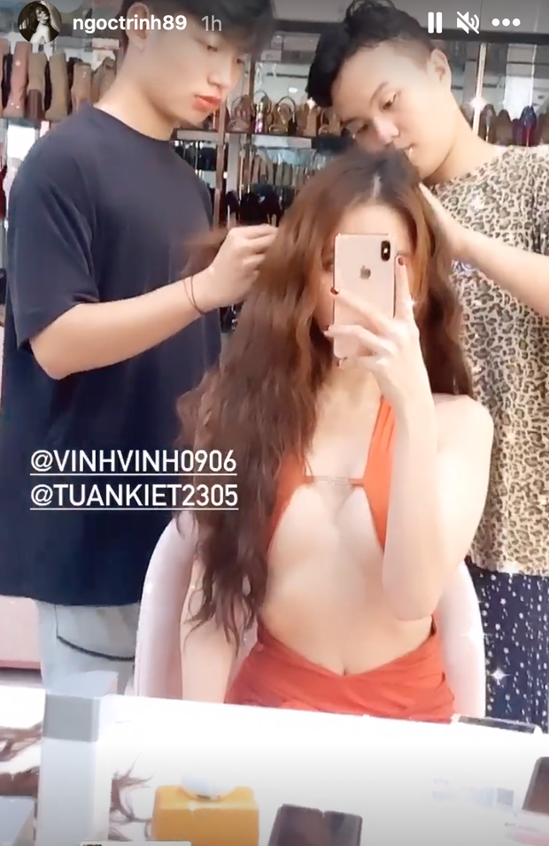 Ngọc Trinh diện đầm hở bạo khoe vòng 1 đẫy đà nhưng nhìn qua, nhìn lại sao như... mặc ngược váy thế kia? - Ảnh 3.