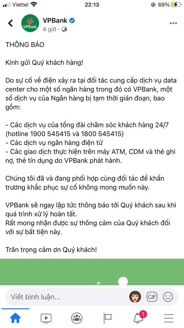 VPBank, TPBank cùng nhiều ngân hàng gặp lỗi data toàn hệ thống, người dùng hoang mang - Ảnh 5.