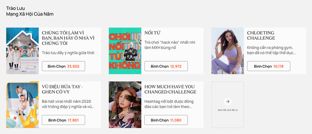 WeChoice Awards 2020: Câu cửa miệng của Binz và trào lưu ở nhà đang dẫn đầu 2 đường đua của lãnh địa MXH - Ảnh 6.