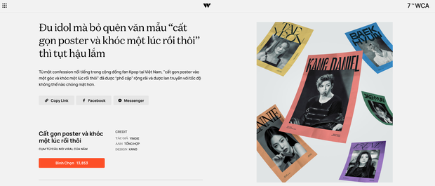 WeChoice Awards 2020: Câu cửa miệng của Binz và trào lưu ở nhà đang dẫn đầu 2 đường đua của lãnh địa MXH - Ảnh 5.