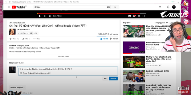 Netizen “đào” clip ViruSs reaction MV debut của Chi Pu: Chê Trang Pháp viết lời dở nhưng thái độ nhận xét khác hẳn Phí Phương Anh? - Ảnh 5. Netizen “đào” clip ViruSs reaction MV debut của Chi Pu: Chê Trang Pháp viết lời dở nhưng thái độ nhận xét khác hẳn Phí Phương Anh? - Ảnh 5.