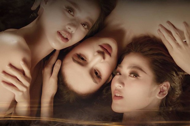 Angela Phương Trinh tung clip hậu trường nhìn như nude bên Tú Anh, soi xuống body dưới làn nước là đủ mất máu - Ảnh 4.