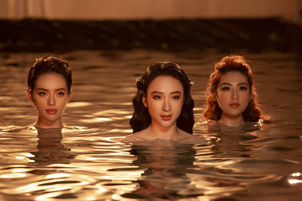 Angela Phương Trinh tung clip hậu trường nhìn như nude bên Tú Anh, soi xuống body dưới làn nước là đủ mất máu - Ảnh 3.