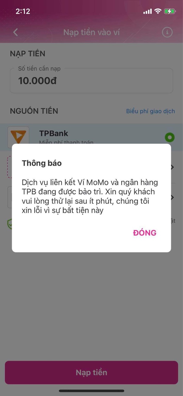 Cập nhật sự cố lỗi hệ thống ngân hàng: VPBank, TPBank thông báo đã khắc phục lỗi hệ thống, tuy nhiên người dùng thì vẫn chưa thực hiện được giao dịch - Ảnh 5.