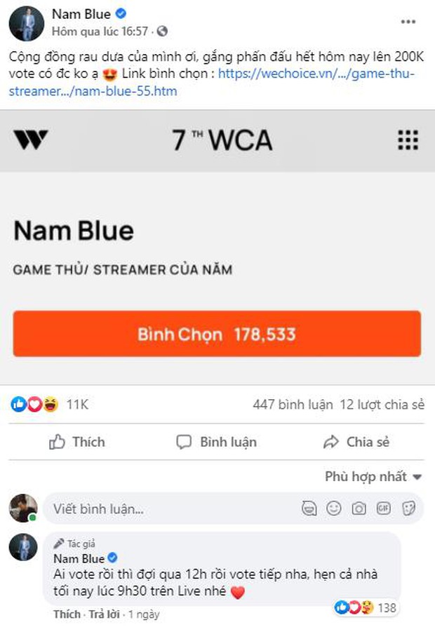 Game thủ/ Streamer Việt đang sốt xình xịch với cuộc chiến kêu gọi bình chọn tại WeChoice Awards 2020, fan hưởng ứng cực nhiệt! - Ảnh 2.