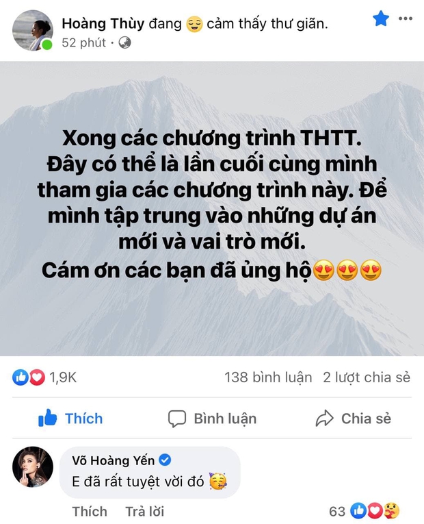 Hoàng Thùy tươi tắn chụp hình cùng Võ Hoàng Yến sau khi tuyên bố ngừng tham gia show thực tế - Ảnh 2. Hoàng Thùy tươi tắn chụp hình cùng Võ Hoàng Yến sau khi tuyên bố ngừng tham gia show thực tế - Ảnh 2.
