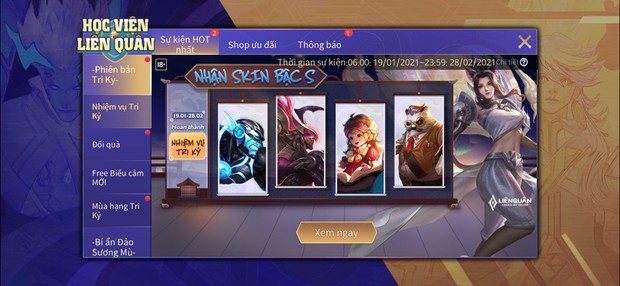 HOT: Game thủ Liên Quân nhận về 4 skin bậc S cực xịn hoàn toàn miễn phí nhờ tính năng tri kỷ mới cập nhật - Ảnh 2.