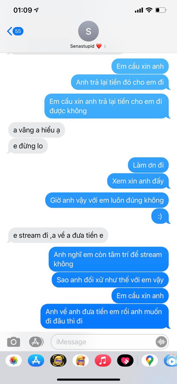 Nữ streamer Chubby tố Sena lợi dụng tình cảm, trộm tiền bạc - Ảnh 3.