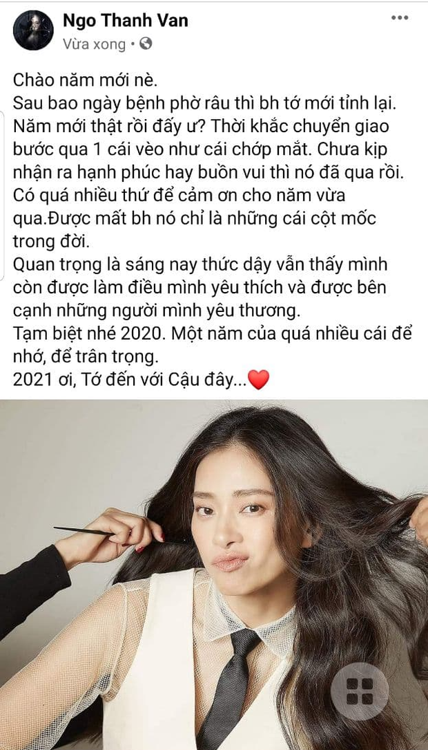 Ngô Thanh Vân chúc mừng năm mới nhưng netizen đọc sao cũng thấy toàn thông điệp ẩn ý gửi đến “ai kia”? - Ảnh 2.