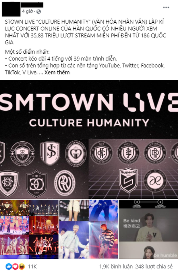 Concert online của SM lập kỷ lục về số người xem nhưng bị cà khịa là cộng gộp, ham thành tích nên phớt lờ view khủng của BTS? - Ảnh 6.