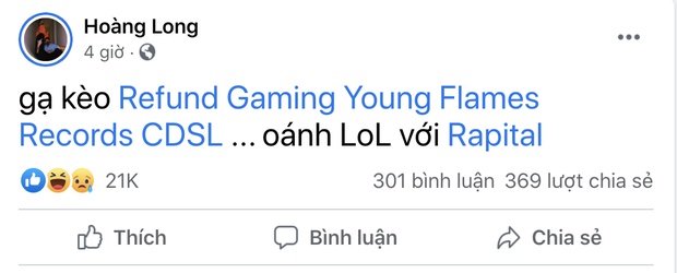 Rapper MCK gạ kèo Refund Gaming đánh LMHT, ngay lập tức Karik và Divkid cũng vào nhanh tay xí chỗ - Ảnh 3.