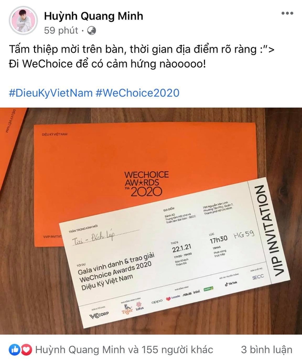 Tấm thiệp mời WeChoice Awards 2020 trên tay, dàn khách mời đang nôn đi trẩy hội lắm rồi! - Ảnh 9. Tấm thiệp mời WeChoice Awards 2020 trên tay, dàn khách mời đang nôn đi trẩy hội lắm rồi! - Ảnh 9.