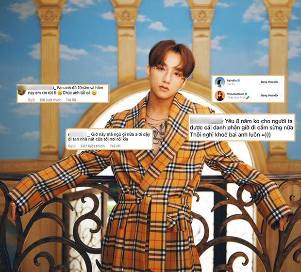 Netizen “khủng bố” Sơn Tùng M-TP giữa drama chia tay Thiều Bảo Trâm, choáng nhất phản ứng của fan 10 năm - Ảnh 2. Netizen “khủng bố” Sơn Tùng M-TP giữa drama chia tay Thiều Bảo Trâm, choáng nhất phản ứng của fan 10 năm - Ảnh 2.