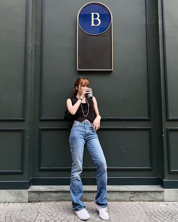 Thiều Bảo Trâm quả khéo lên đồ hack dáng, bao phen khiến dân tình tưởng chỉnh ảnh quá đà - Ảnh 2.