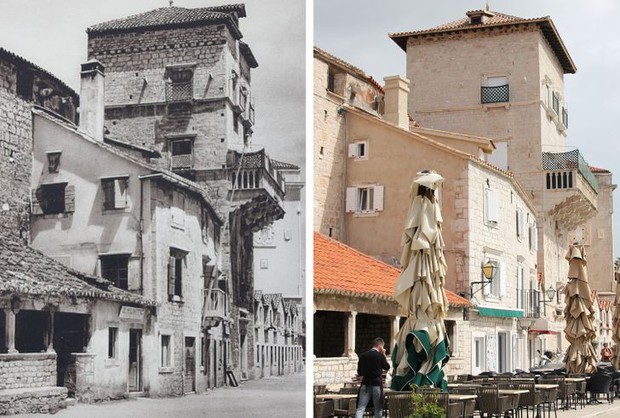 Nhiếp ảnh gia ngao du khắp châu Âu, tìm lại những địa điểm trong loạt ảnh cũ từ 100 năm trước khiến ai cũng ngỡ ngàng vì sự đổi thay kì diệu - Ảnh 10.