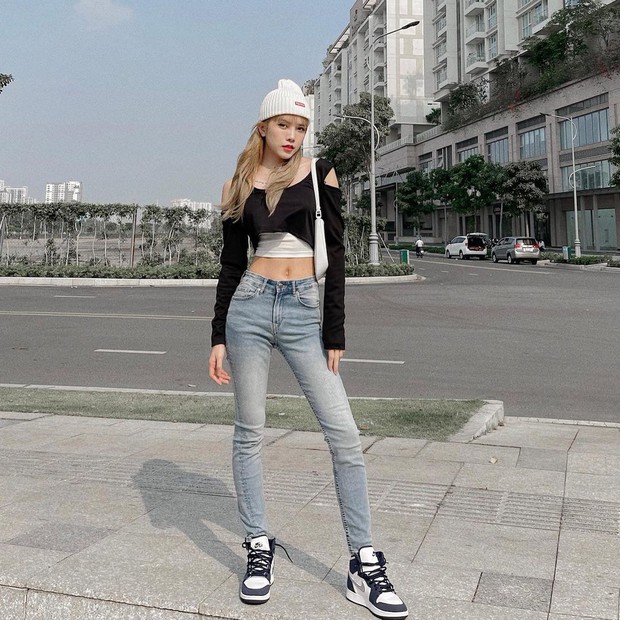 Thiều Bảo Trâm quả khéo lên đồ hack dáng, bao phen khiến dân tình tưởng chỉnh ảnh quá đà - Ảnh 1.