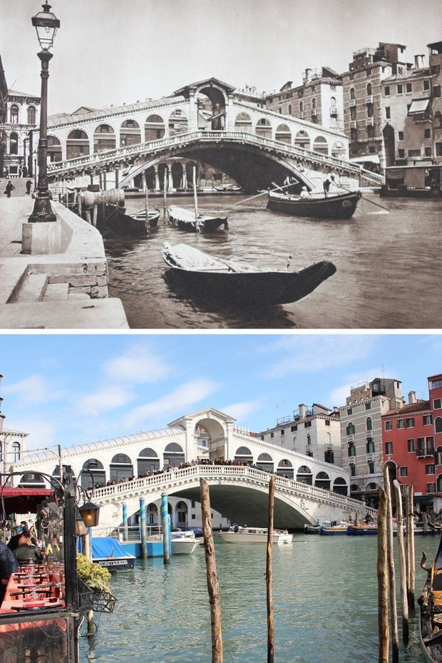 Nhiếp ảnh gia ngao du khắp châu Âu, tìm lại những địa điểm trong loạt ảnh cũ từ 100 năm trước khiến ai cũng ngỡ ngàng vì sự đổi thay kì diệu - Ảnh 2.