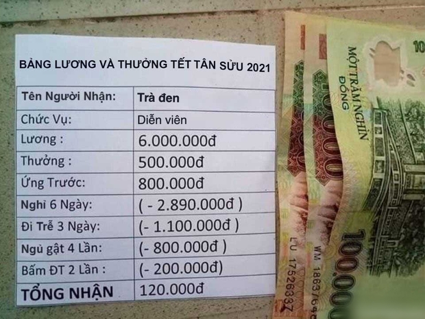 Thực hư phong bì tiền của thanh niên tên Tân nổi rần rần khắp MXH, Tết đến nơi mà cả lương và thưởng chỉ có... 110.000 đồng - Ảnh 2. Thực hư phong bì tiền của thanh niên tên Tân nổi rần rần khắp MXH, Tết đến nơi mà cả lương và thưởng chỉ có... 110.000 đồng - Ảnh 2.