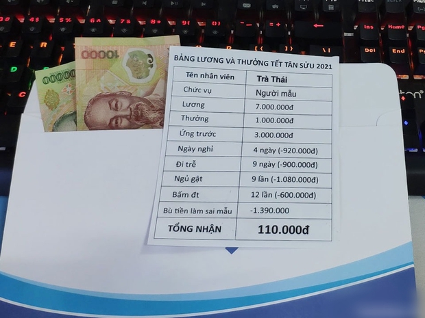 Thực hư phong bì tiền của thanh niên tên Tân nổi rần rần khắp MXH, Tết đến nơi mà cả lương và thưởng chỉ có... 110.000 đồng - Ảnh 3. Thực hư phong bì tiền của thanh niên tên Tân nổi rần rần khắp MXH, Tết đến nơi mà cả lương và thưởng chỉ có... 110.000 đồng - Ảnh 3.