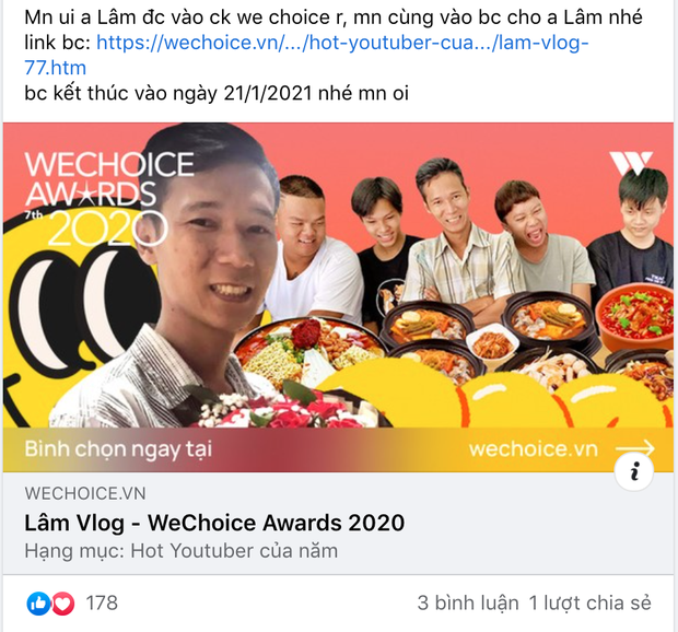 Lâm Vlog: Hành trình theo đuổi đam mê làm clip đưa anh chàng thợ hàn thành Hot YouTuber 5,6 triệu sub, được vinh danh tại WeChoice 2020 - Ảnh 6. Lâm Vlog: Hành trình theo đuổi đam mê làm clip đưa anh chàng thợ hàn thành Hot YouTuber 5,6 triệu sub, được vinh danh tại WeChoice 2020 - Ảnh 6.