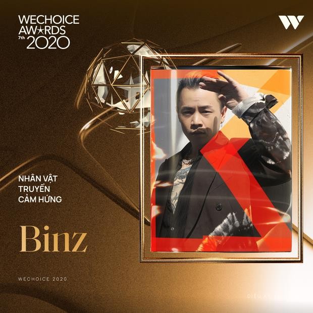 Rap Việt đại thắng tại WeChoice Awards 2020, Binz - Dế Choắt - MCK đều có giải mang về - Ảnh 4.