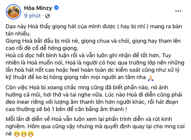 Hoà Minzy reaction màn live của chính mình tại WCA 2020: Thất vọng toàn tập vì hát phô nhưng phản ứng của khán giả lại trái ngược? - Ảnh 5. Hoà Minzy reaction màn live của chính mình tại WCA 2020: Thất vọng toàn tập vì hát phô nhưng phản ứng của khán giả lại trái ngược? - Ảnh 5.