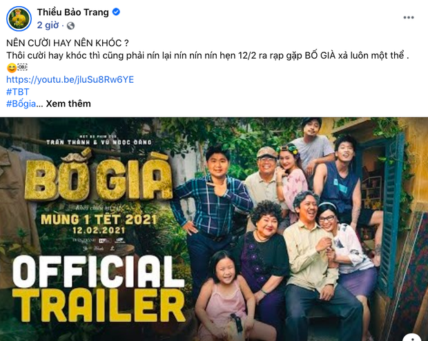 Thiều Bảo Trang có phản ứng đầy ẩn ý giữa lúc lời nhắn Sơn Tùng dành cho Thiều Bảo Trâm gây bão MXH? - Ảnh 2. Thiều Bảo Trang có phản ứng đầy ẩn ý giữa lúc lời nhắn Sơn Tùng dành cho Thiều Bảo Trâm gây bão MXH? - Ảnh 2.