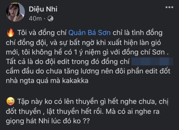 Diệu Nhi ra tận Hà Nội cảnh cáo editor Sao Nhập Ngũ ngừng đẩy thuyền linh tinh, doạ làm lớn chuyện nếu tiếp diễn - Ảnh 5. Diệu Nhi ra tận Hà Nội cảnh cáo editor Sao Nhập Ngũ ngừng đẩy thuyền linh tinh, doạ làm lớn chuyện nếu tiếp diễn - Ảnh 5.