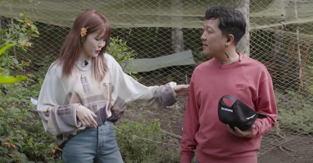 Clip: Trường Giang từng dụ Thiều Bảo Trâm ăn trái trà xanh, cô nàng nghe xong chỉ biết cười há há là vì sao? - Ảnh 2. Clip: Trường Giang từng dụ Thiều Bảo Trâm ăn trái trà xanh, cô nàng nghe xong chỉ biết cười há há là vì sao? - Ảnh 2.