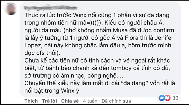 Vừa lên top 1 Thịnh hành, Winx bản người đóng đã nổ ra tranh cãi vì nghi vấn thay đổi sắc tộc nhân vật - Ảnh 7.