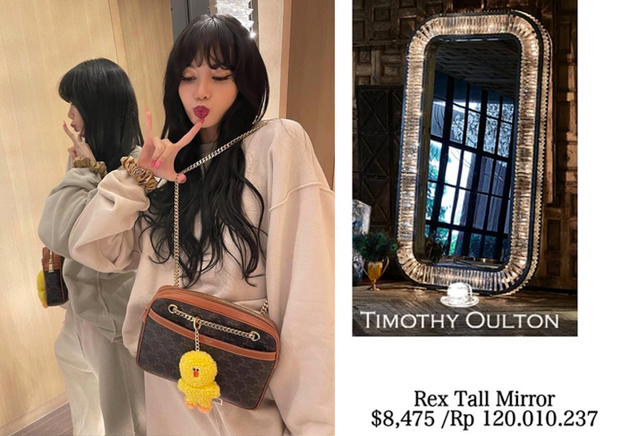 Jisoo phá đảo BLACKPINK với chiếc gương 250 triệu, fan muốn đu theo chắc cũng mệt - Ảnh 3. Jisoo phá đảo BLACKPINK với chiếc gương 250 triệu, fan muốn đu theo chắc cũng mệt - Ảnh 3.