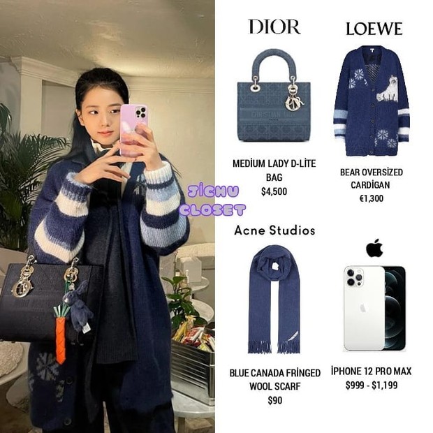 Giàu sang như Jisoo (BLACKPINK): Khoe style đời thường, trông đơn giản nhẹ nhàng mà giá đến cả trăm triệu - Ảnh 5. Giàu sang như Jisoo (BLACKPINK): Khoe style đời thường, trông đơn giản nhẹ nhàng mà giá đến cả trăm triệu - Ảnh 5.